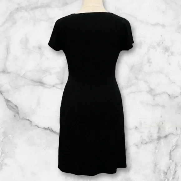 BCBGMAXAZRIA  Black Wrap Dress S/M - Picture 6 of 16